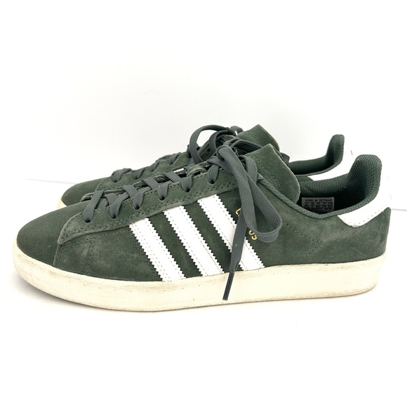 Adidas Campus ADV Green Oxide Sneaker Shoe Suede Green FY0488 Men's 7.5 - Picture 1 of 10